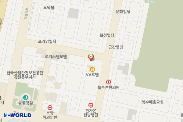 교동1868-1 공영주차장 위치 지도 — 강원특별자치도 강릉시 교동 1868-1