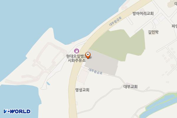 대부도노외주차장(2) 위치 지도 — 경기도 안산시 단원구 대부황금로 1432, (대부북동)