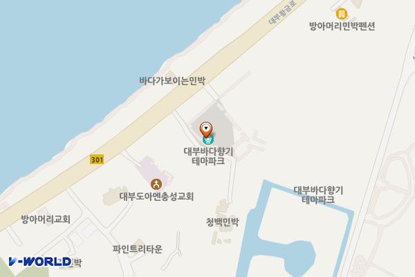 대부도노외주차장(1) 위치 지도 — 경기도 안산시 단원구 대부황금로 1480-7, (대부북동)