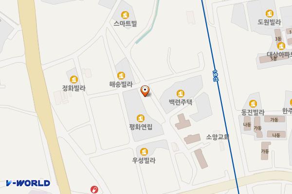 (구)전곡읍사무소 주차장 위치 지도 — 경기도 연천군 전곡읍 전영로11번길