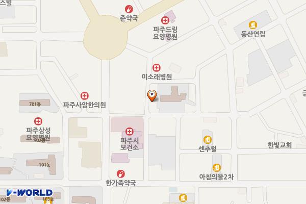 금촌 1-12 위치 지도 — 경기도 파주시 금정7길 43