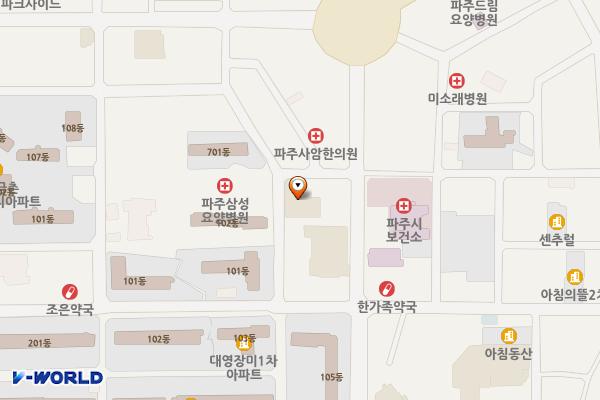운정3 위치 지도 — 경기도 파주시 와동동 1380