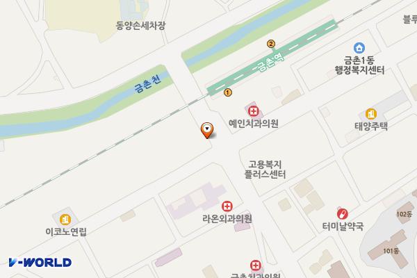 금촌역 위치 지도 — 경기도 파주시 금촌동 329-204