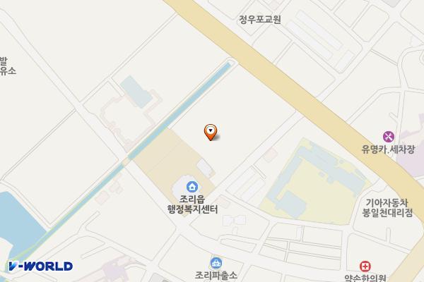 봉일천 공영 위치 지도 — 경기도 파주시 조리읍 송비말길 113