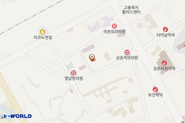 금촌통일시장 위치 지도 — 경기도 파주시 명동길 51