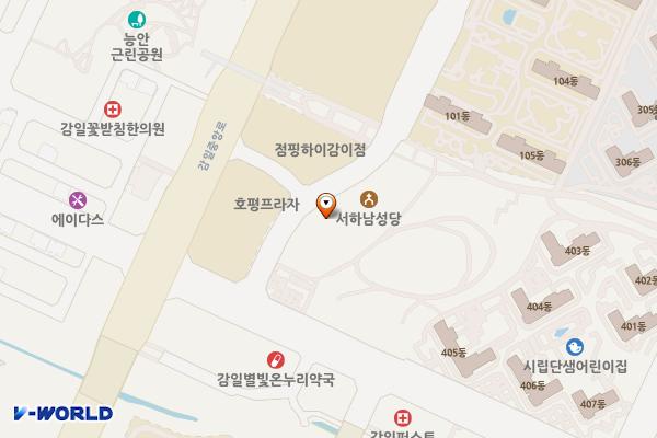 감일제1공영주차장 위치 지도 — 경기도 하남시 감이동 443-3