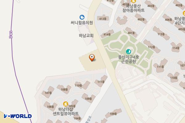 하남덕풍 경기행복주택 공영주차장 위치 지도 — 경기도 하남시 덕풍동로 35