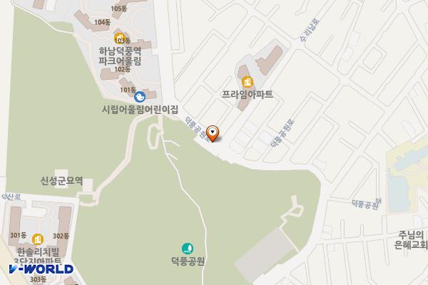덕풍동 거주자우선주차장(중3류10호) 위치 지도 — 경기도 하남시 덕풍동 370-142