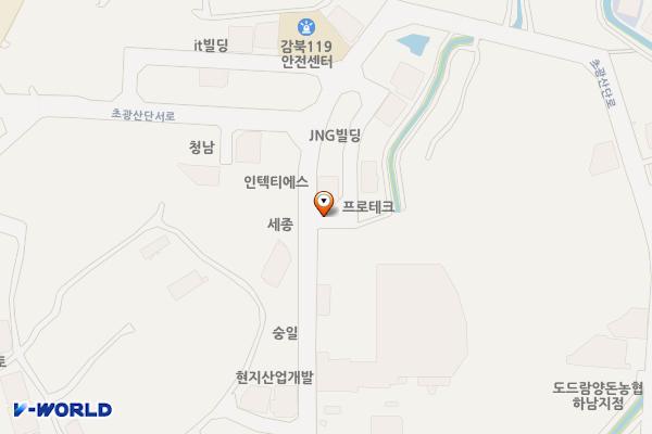 초광산단로 공영주차장 위치 지도 — 경기도 하남시 초이동 642-2