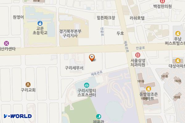 제2공영노외주차장 위치 지도 — 경기도 구리시 안골로 40