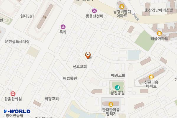 문재5길 이면도로 위치 지도 — 울산광역시 동구 방어동 1097-8