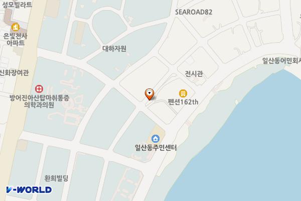일산진6길 이면도로 위치 지도 — 울산광역시 동구 일산동 166-1
