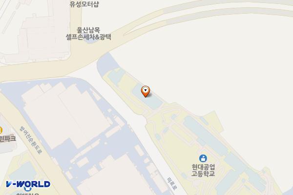 미포로 노상주차장 위치 지도 — 울산광역시 동구 동부동 166-1