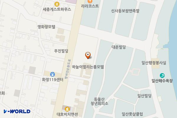 양지공원공영주차장 위치 지도 — 울산광역시 동구 화정동 638-12