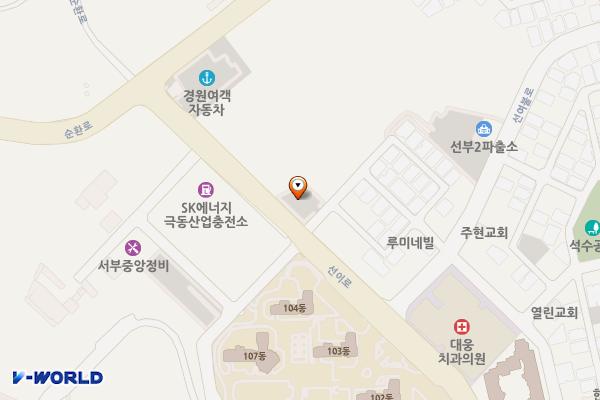 선부동  27호 주차장 위치 지도 — 경기도 안산시 단원구 선부동 705-2번지