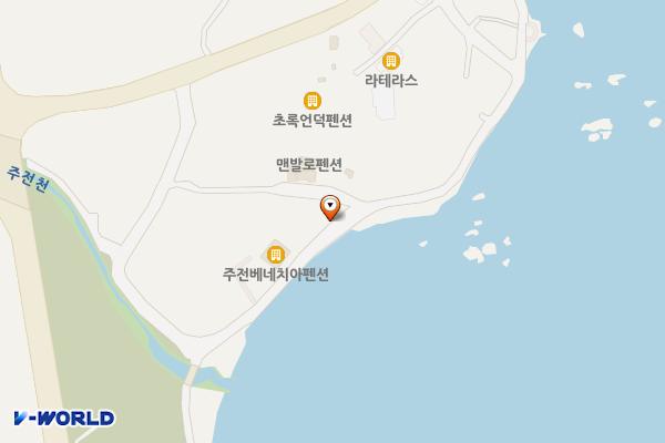 주전군부대앞 위치 지도 — 울산광역시 동구 주전동 714-10