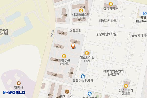 월봉로 개구리 주차장 위치 지도 — 울산광역시 동구 월봉10길14