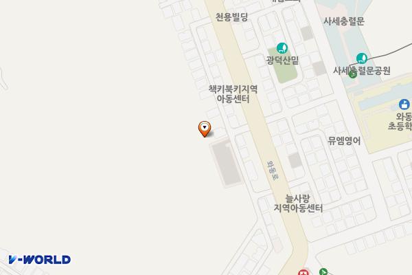 와동 135호 주차장 위치 지도 — 경기도 안산시 단원구 와동 산62-29번지