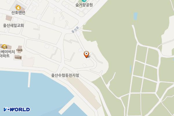 탈리하우스앞 위치 지도 — 울산광역시 동구 동진5길 20