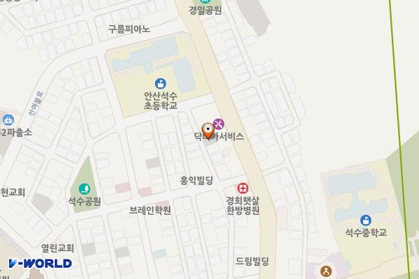 선부동 노외주차장(주택) 위치 지도 — 경기도 안산시 단원구 선부동 1041-12번지