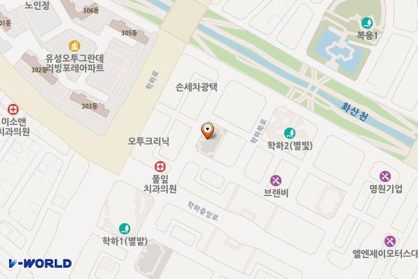학하지구 공영(3) 위치 지도 — 대전광역시 유성구 학하동 714-9