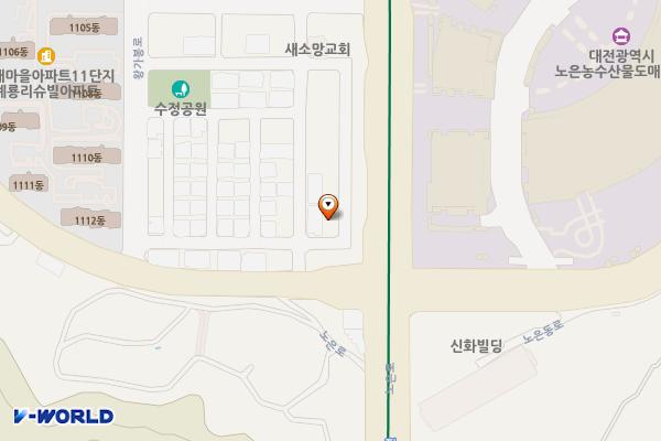 요한이네할인매장 맞은편~유진아이티 맞은편 위치 지도 — 대전광역시 유성구 노은동 561-7