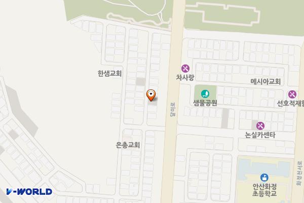선부동 주택가주차장 위치 지도 — 경기도 안산시 단원구 선부동 1115-17번지
