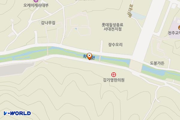 수통골 공영주차장 입구 주변 위치 지도 — 대전광역시 유성구 계산동 352-8