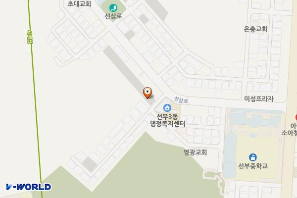 선부3동 146호 주차장 위치 지도 — 경기도 안산시 단원구 선부동 1133-15번지