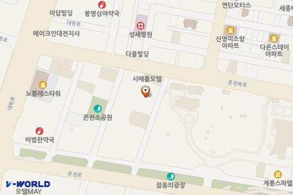 봉명동 노상 무인공영주차장(계룡스파텔 옆) 위치 지도 — 대전광역시 유성구 봉명동 538-5