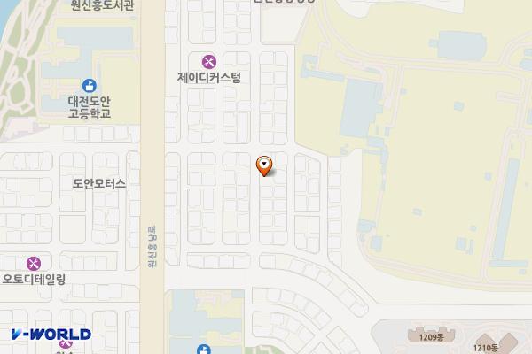 원신흥동 임시공영(4) 위치 지도 — 대전광역시 유성구 원신흥동 548-12