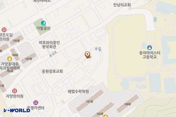 녹색주차마을(자양동) 위치 지도 — 대전광역시 동구 충정로 115-16