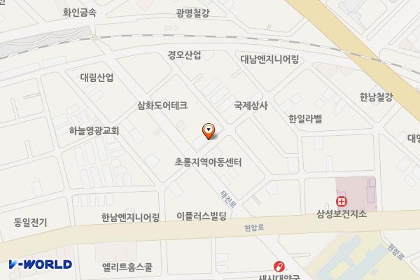 삼성동 한국아파트 주변(현암로18번길, 태전로174번 안길) 위치 지도 — 대전광역시 동구 삼성동383-4