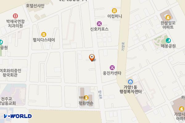 합내길(구 가양1동사무소 앞) 위치 지도 — 대전광역시 동구 합내로 51-1