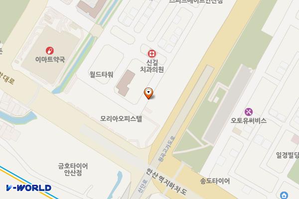신길동 노상주차장 위치 지도 — 경기도 안산시 단원구 신길동 1572-2번지