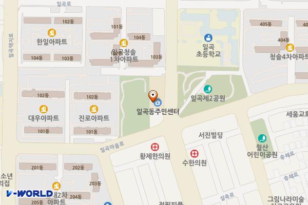 일곡동주민센터 위치 지도 — 광주광역시 북구 설죽로 525