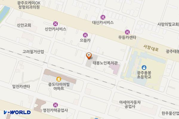 태봉노인복지관 옆 위치 지도 — 광주광역시 북구 신안동 234-1 외 2