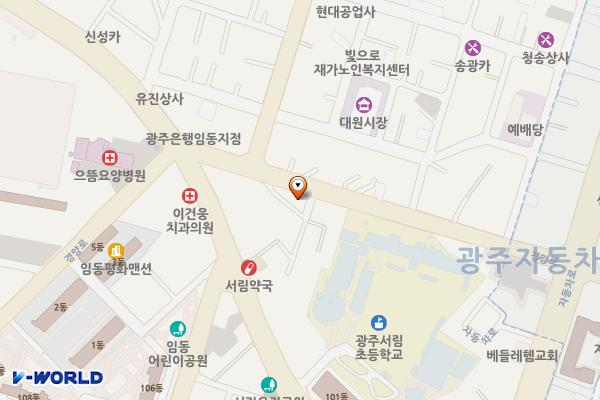 임동쌈지 위치 지도 — 광주광역시 북구 임동 31-16외 4필지