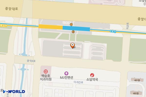 고잔역환승 위치 지도 — 경기도 안산시 단원구 광덕4로 103, (고잔동)