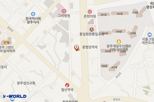 동아주차장 위치 지도 — 광주광역시 동구 중앙로 273