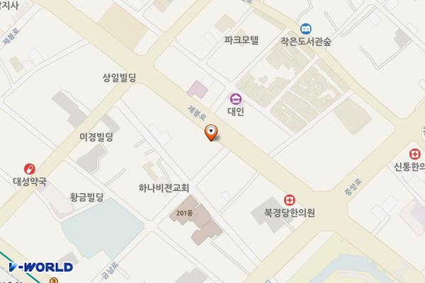 대동주차장 위치 지도 — 광주광역시 동구 제봉로 191