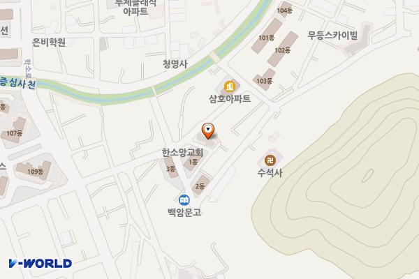 소태동 진양아파트 부근 공영주차장 위치 지도 — 광주광역시 동구 소태동 723-19