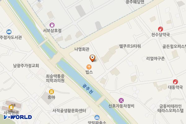 동진주차장 위치 지도 — 광주광역시 동구 불로동 181-3
