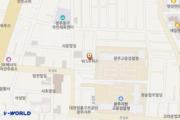 금정주차장 위치 지도 — 광주광역시 동구 지산로78번길 11