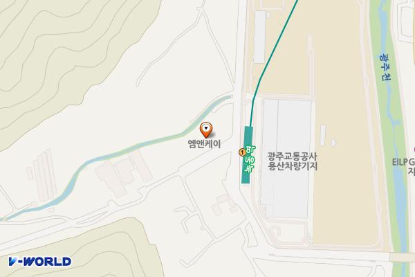 용산역주차장 위치 지도 — 광주광역시 동구 칠전길 2