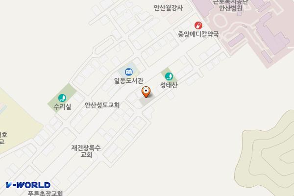 일동 주택가 소규모주차장 위치 지도 — 경기도 안산시 상록구 일동 102-18번지