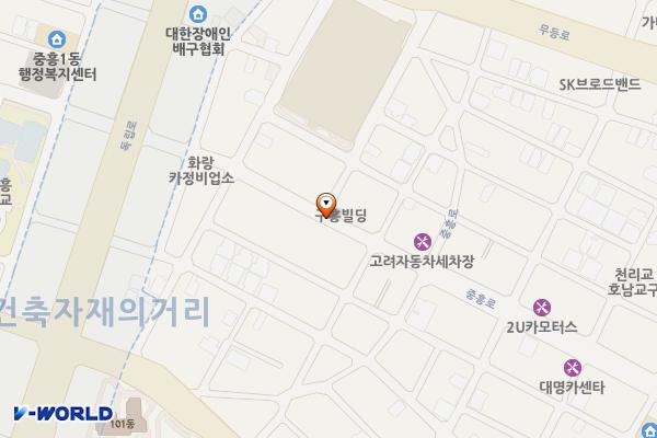 계림동 구)홈플러스 뒤 공영주차장 위치 지도 — 광주광역시 동구 계림동 541