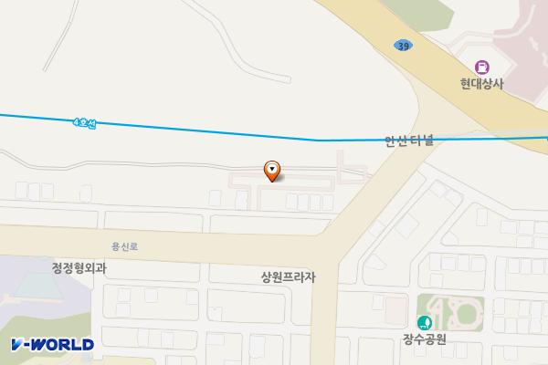 본오동 147호 노외주차장 위치 지도 — 경기도 안산시 상록구 본오동 1059-6번지