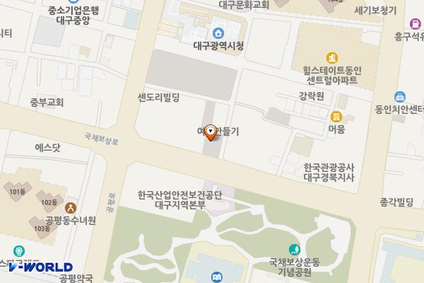성내공영주차장 위치 지도 — 대구광역시 중구 국채보상로131길 3