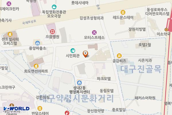 신유료주차장 위치 지도 — 대구광역시 중구 중앙대로79길 56